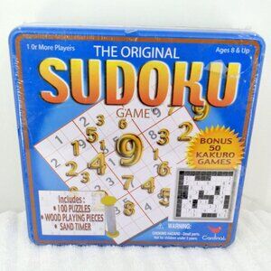 Cardinal Industries Sudoku/Kakuro Deluxe Game Tin